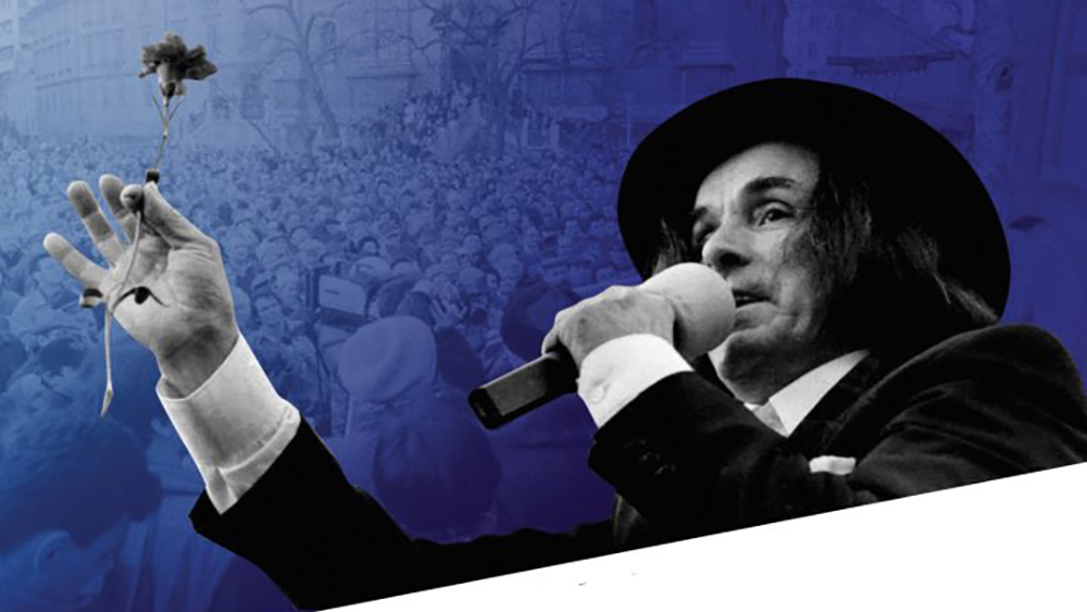 Beli bojevnik v črni obleki